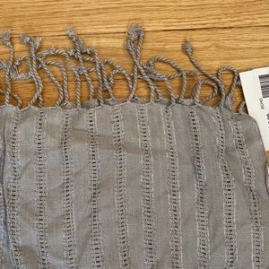 ECHO shawl scarf with metallic thread